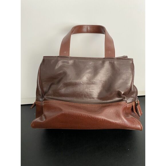 MONDANI NY 2 Tone Brown Handbag - Picture 3 of 7